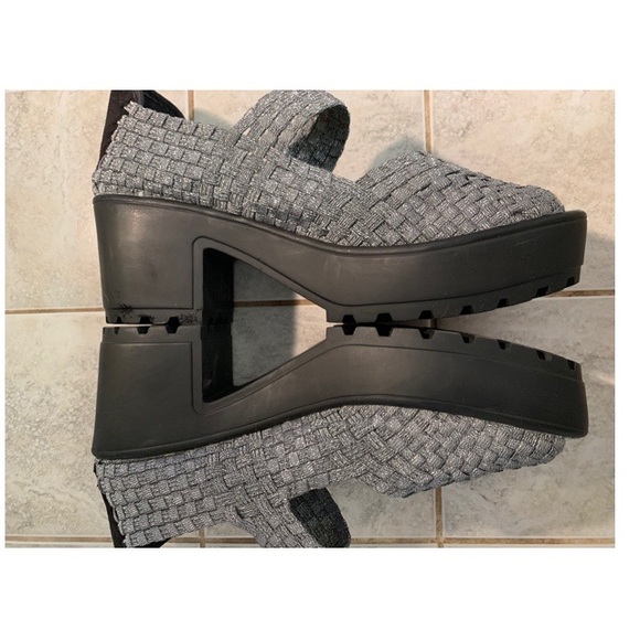 Bernie Mev Heels/Pumps PLATFORM PEEP TOE 40 Gray - Picture 6 of 8